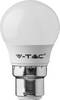 V-TAC 21104 LED-lamp Energielabel F (A - G) B22 4.5 W = 40 W Warmwit 1 stuk(s)