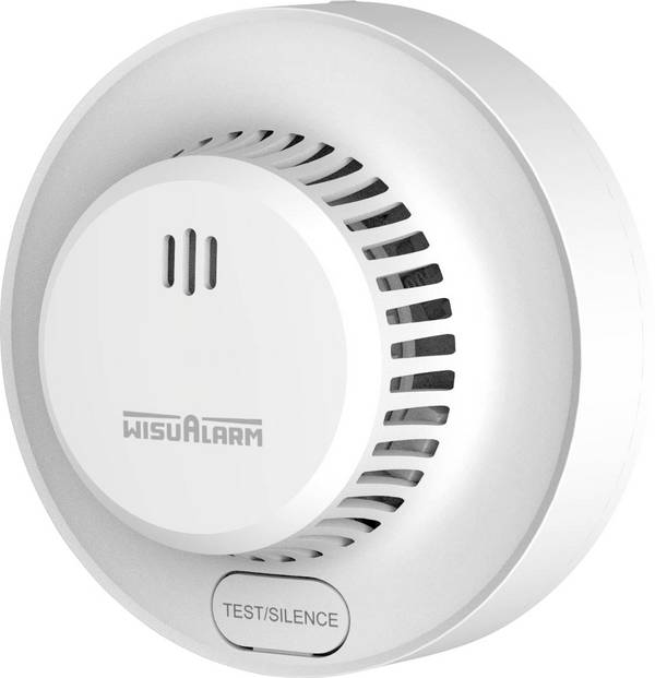 Wisualarm DHI-HY-SA13A Rookmelder  Incl. batterij (10 jaar) werkt op batterijen (Ø x h) 98 mm x 37.5 mm