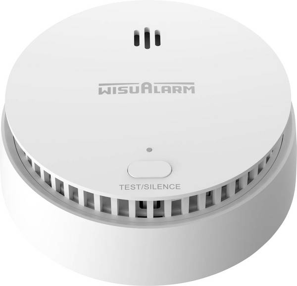 Wisualarm DHI-HY-SA30A Rookmelder  Incl. batterij (10 jaar) werkt op batterijen (Ø x h) 98 mm x 43.1 mm