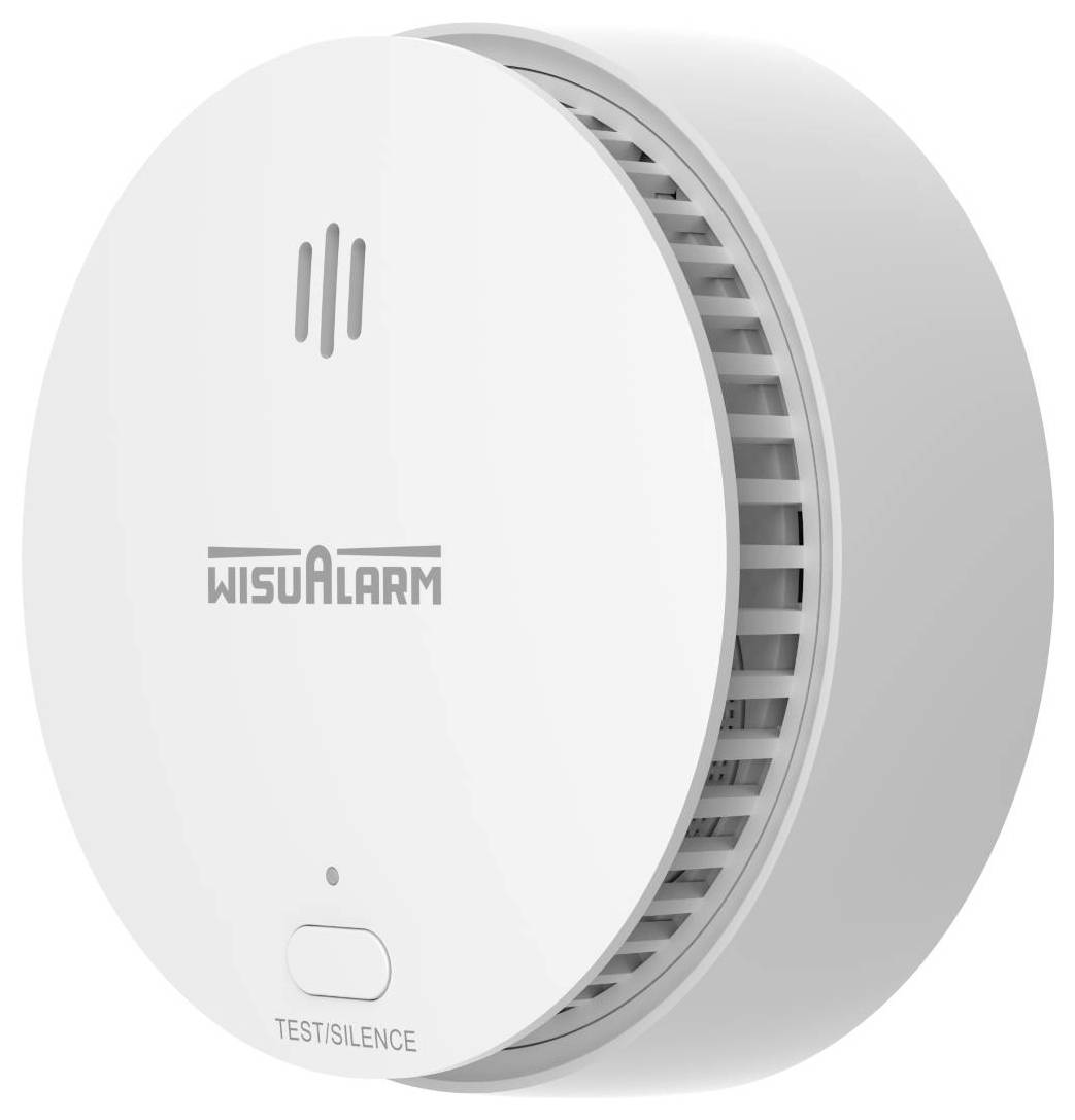 Wisualarm DHI-HY-SA30A-R8 Draadloze rookmelder Koppelbaar, Incl. batterij (10 jaar) werkt op batterijen (Ø x h) 98 mm x -1