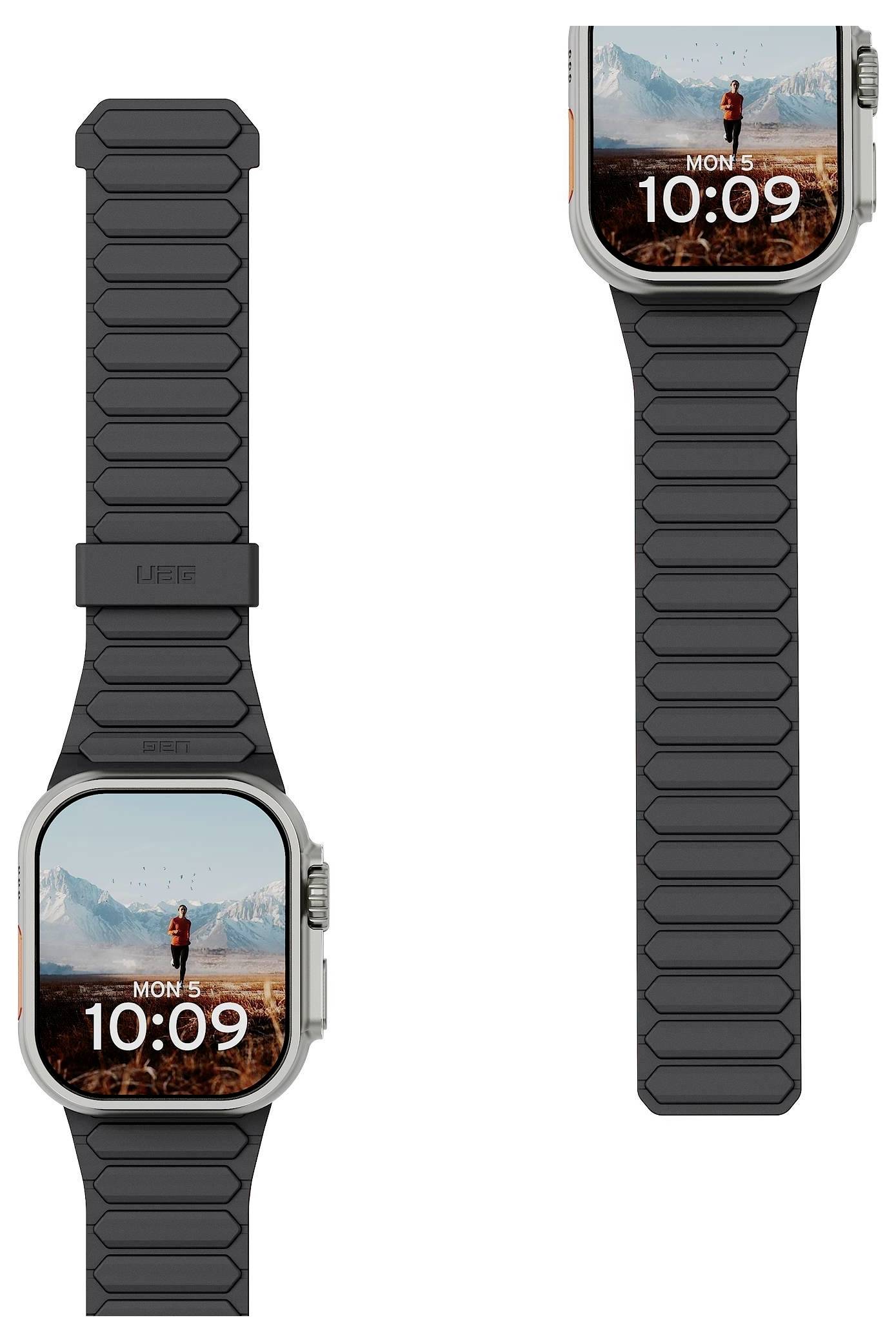 UAG Strap 42 mm, 44 mm, 45 mm, 46 mm, 49 mm Ash Grey, Lava Watch SE, Apple Watch 42 mm-2