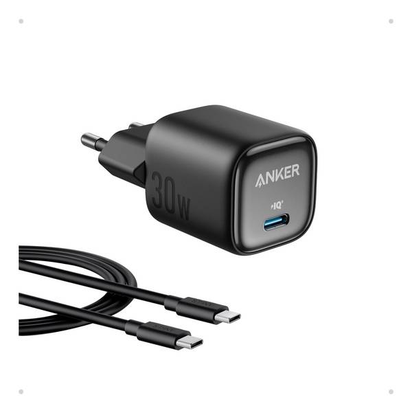 Anker ANKER Charger Zolo 30W 1C black Laadadapter 30 W  Fast Charge Zwart Binnen GaN