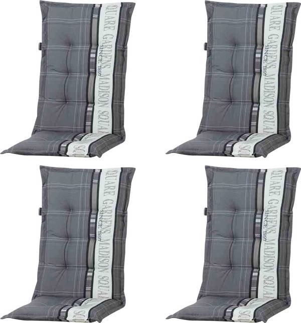 Madison 4x Garden A hoch grau M41006 Beschermplaat voor statafel  Grijs
