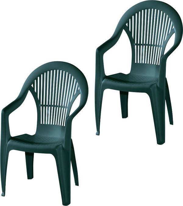 Progarden Vega SET 2x St-Ses grün M73538 Tuinmeubelset  Groen