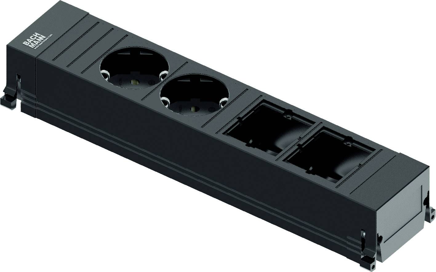 Bachmann 916.0601 Stekkerdoosmodule Zwart