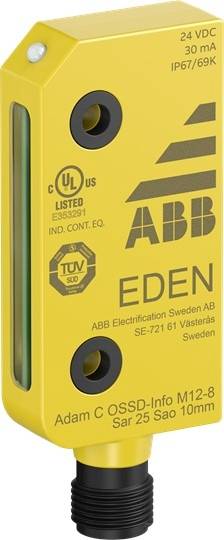 ABB Veiligheidssensor Connector M12 1 stuk(s) 2TLA020051R5701 (l x b x h) 12 x 30 x 75.2 mm Totale hoogte: 75.2 mm Casca-0