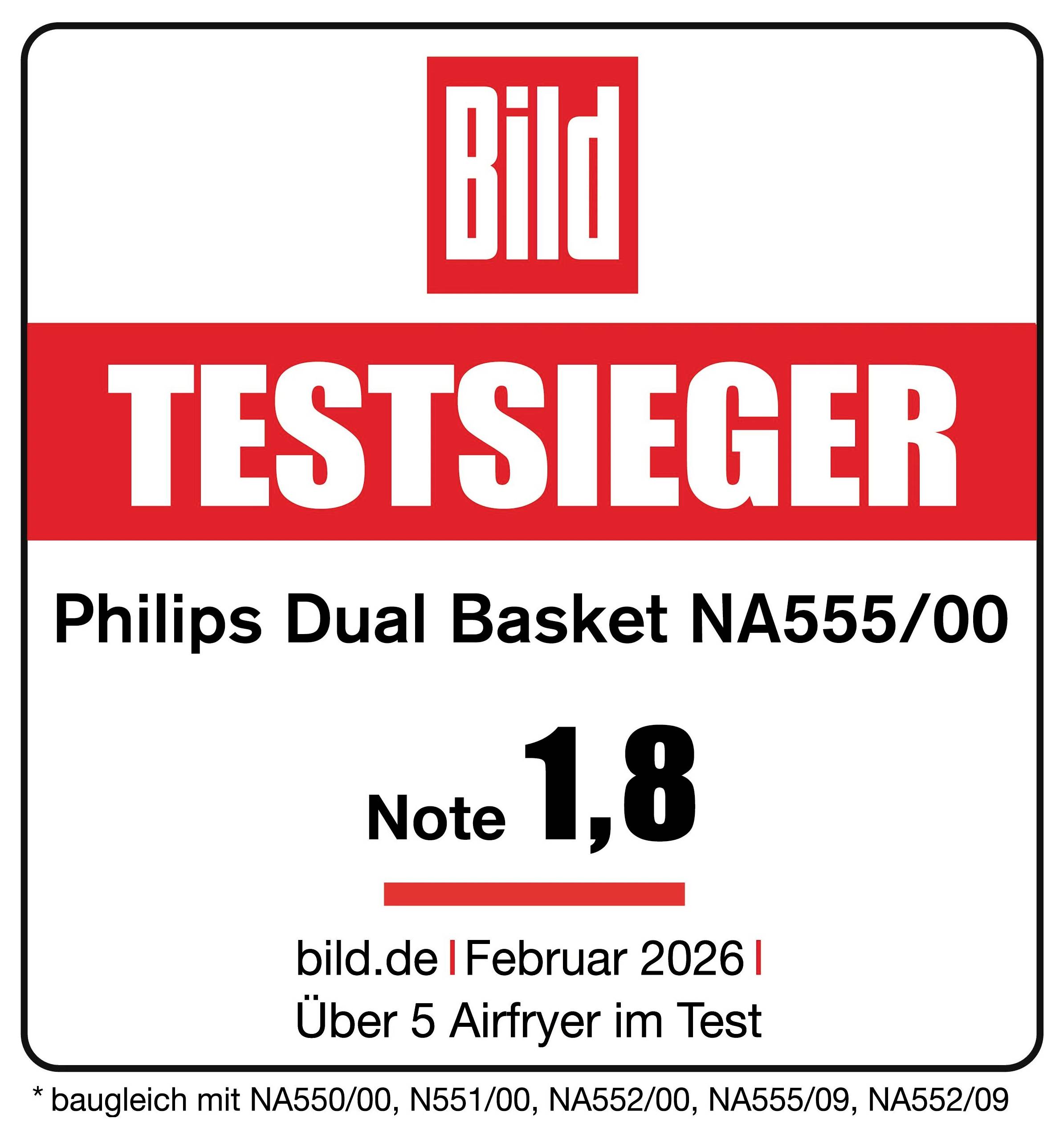 Bekroonde afbeelding voor Philips 9 l 2750 W Traploze temperatuurregeling Zilver