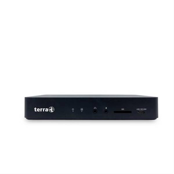 Terra Dockingstation 810 USB-C dockingstation    Incl. laadfunctie, USB-C Power Delivery, Geïntegreerde kaartlezer, Incl. Kensington-slot