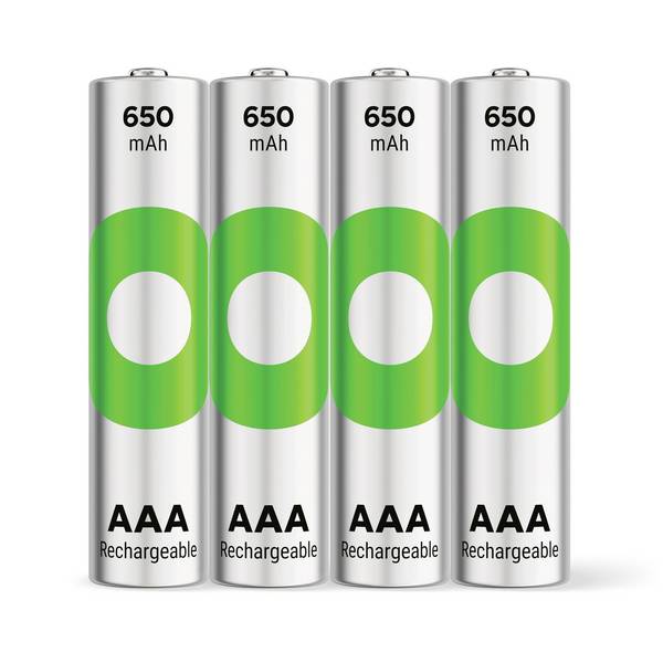 GP GPRCK65AAA673C4 Oplaadbare AAA batterij (potlood) NiMH 650 mAh 1.2 V 4 stuk(s)