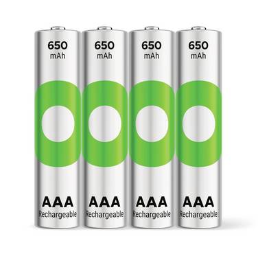 GP GPRCK65AAA673C4 Oplaadbare AAA batterij (potlood) NiMH 650 mAh 1.2 V 4 stuk(s)