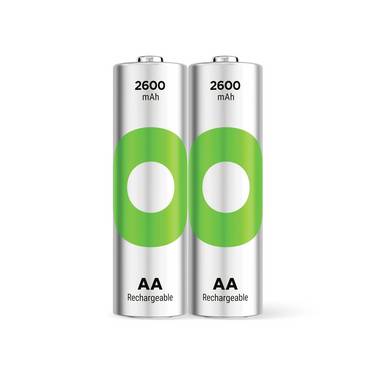 GP  Oplaadbare AA batterij (penlite) NiMH 2600 mAh 1.2 V 2 stuk(s)