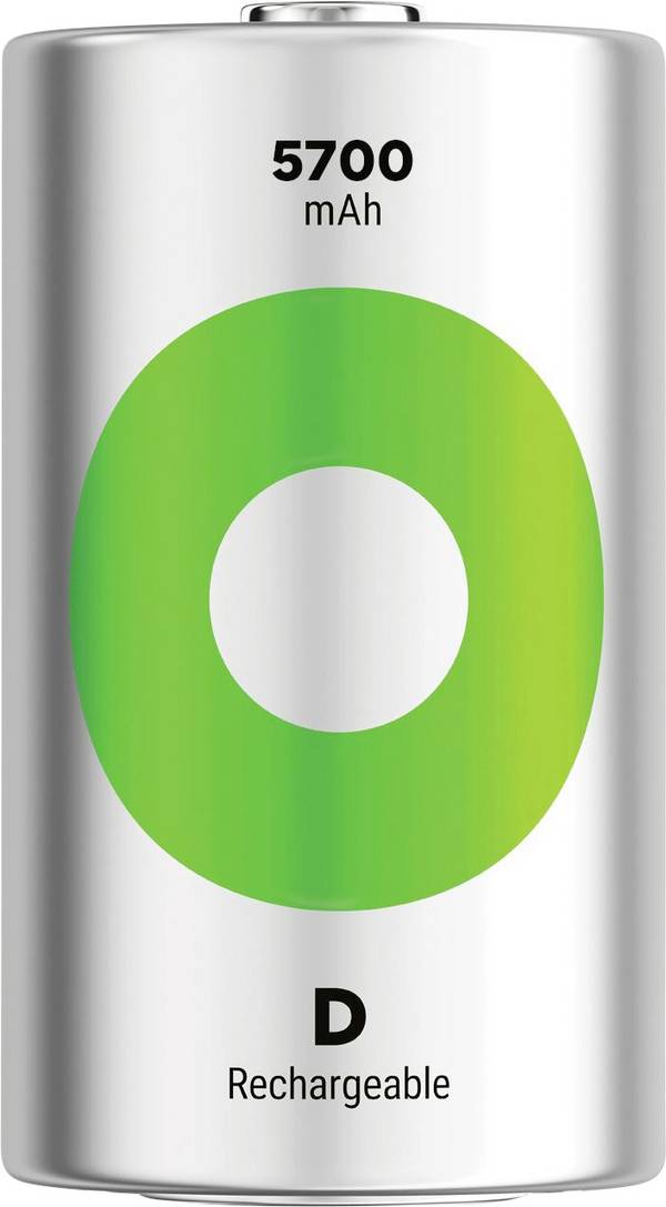 GP GPRCK570DB Oplaadbare D batterij (mono) NiMH 5700 mAh 1.2 V 1 stuk(s)