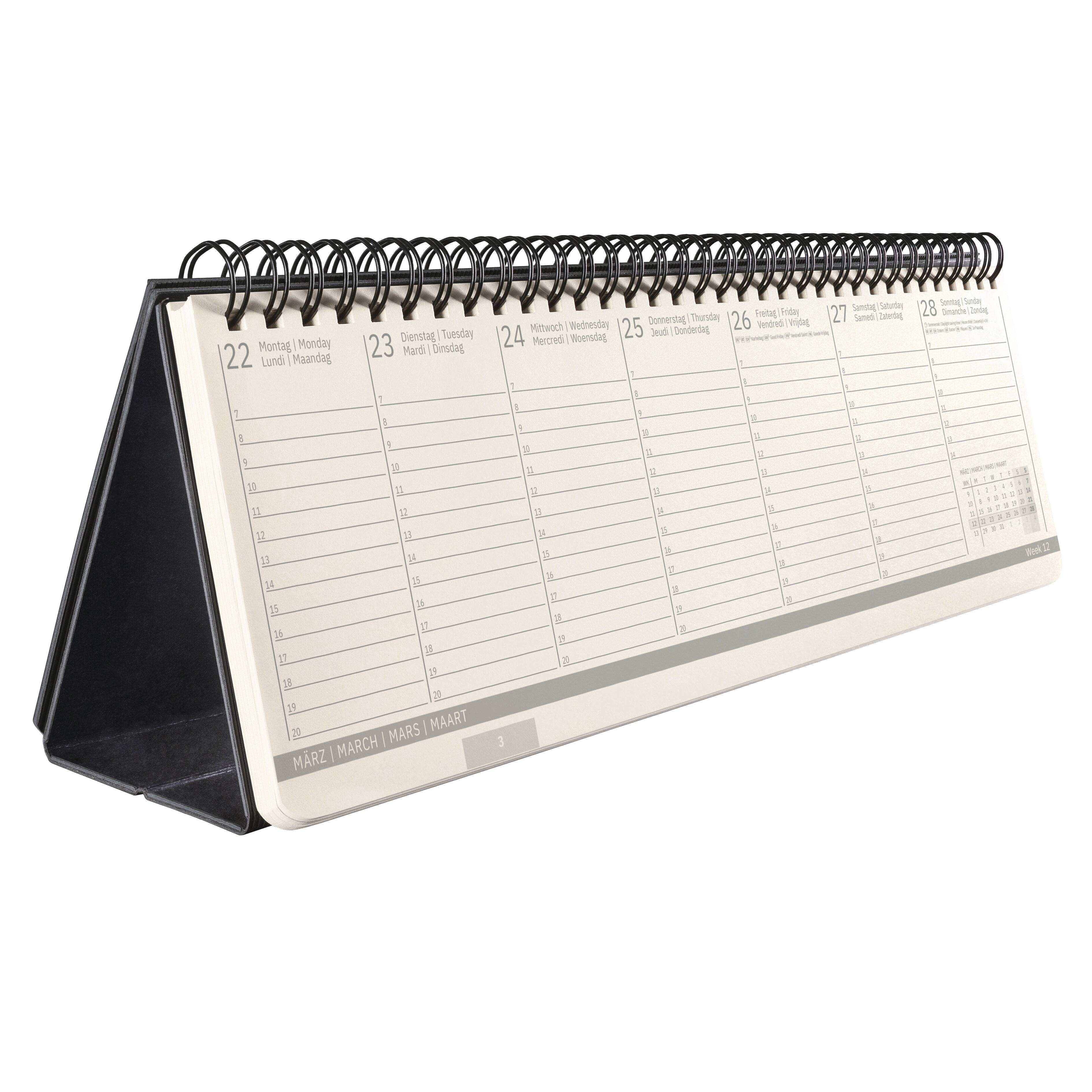 Sigel C2780 Tafelkalender Conceptum 2027 Hardcover large Zwart 132 bladzijden 1 stuk(s)