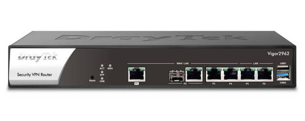 Draytek Vigor 2962 (DualWAN) Gateway