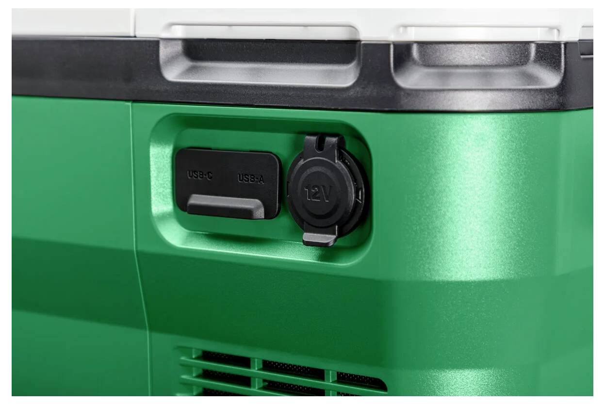 HiKOKI Accukoelbox en -verwarmingsbox Energielabel: E (A - G) Compressor 12 V, 24 V Groen, Wit 25 l -18 °C-6