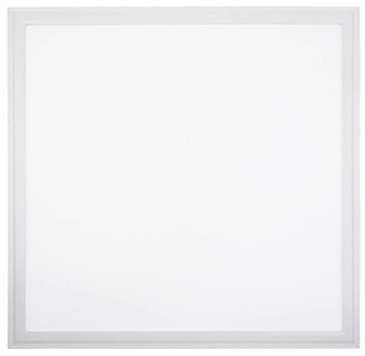 Blank witte vierkante paneel met een lichtgrijze rand en afgeschuinde rand