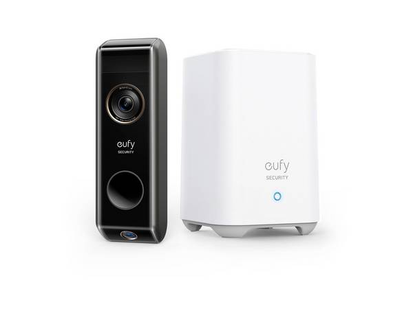 eufy Video Doorbell Dual  Buitenunit voor Video-deurintercom WiFi  Zwart