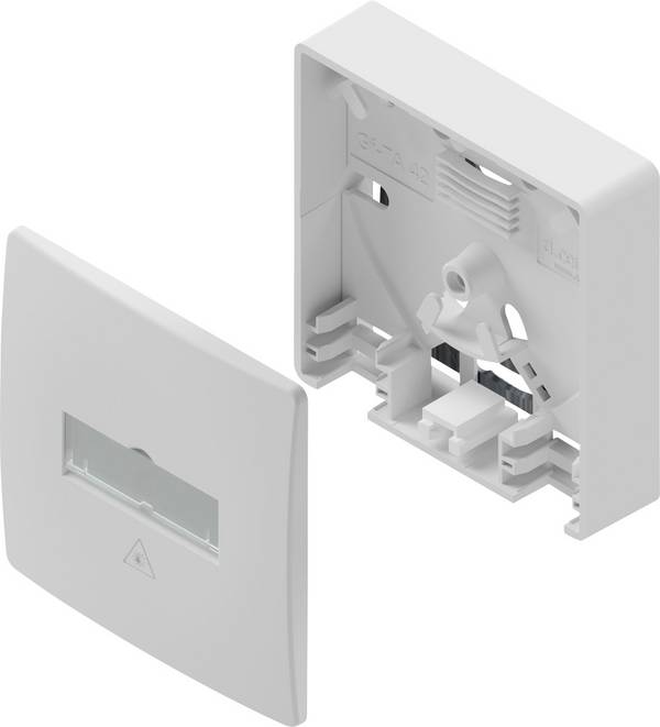 d.center GFTA42 Doos voor glasvezelkabels Wit 1 stuk(s)