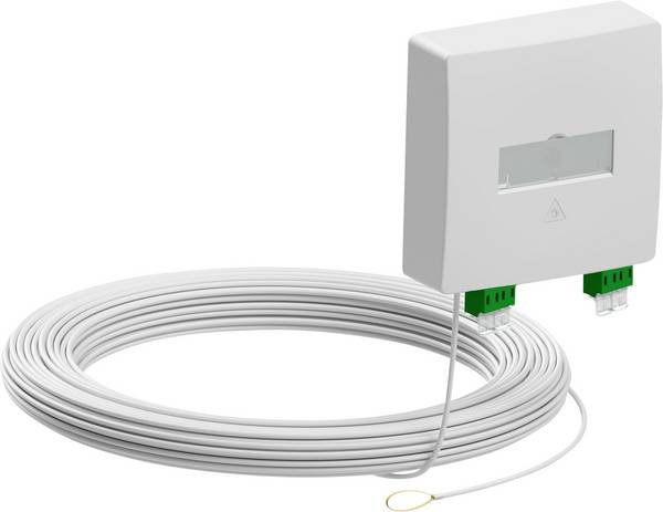 d.center GFTA424V0400 Doos voor glasvezelkabels Wit 1 stuk(s)