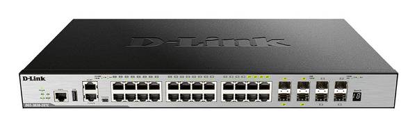 D-Link DGS-3630-28PC/SI/E 28-Poorts Layer 3 Gigabit PoE Stack Switch (SI)