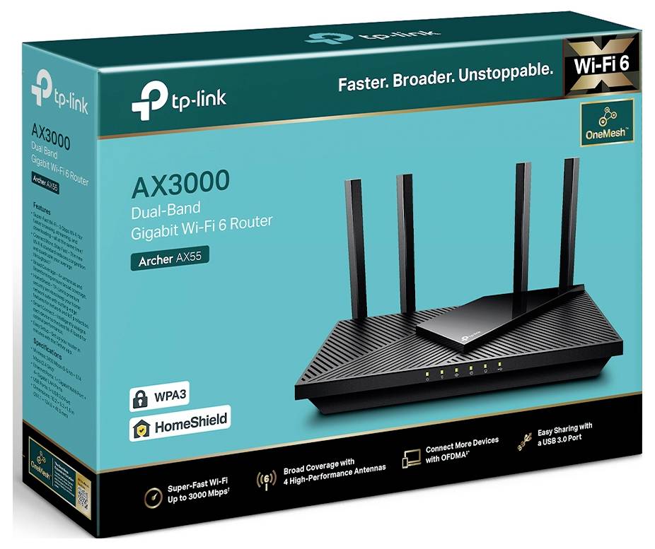TP-LINK Archer AX55 V1 WiFi-router 2.4 GHz, 5 GHz-3