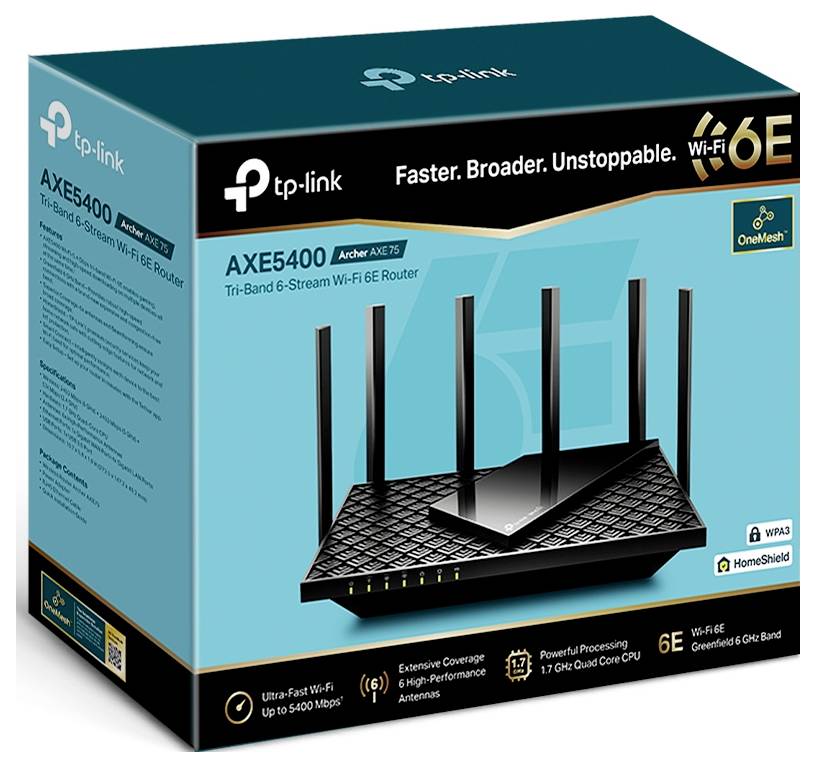 TP-LINK ARCHER AXE75 WiFi-router 2.4 GHz, 5 GHz, 6 GHz-3