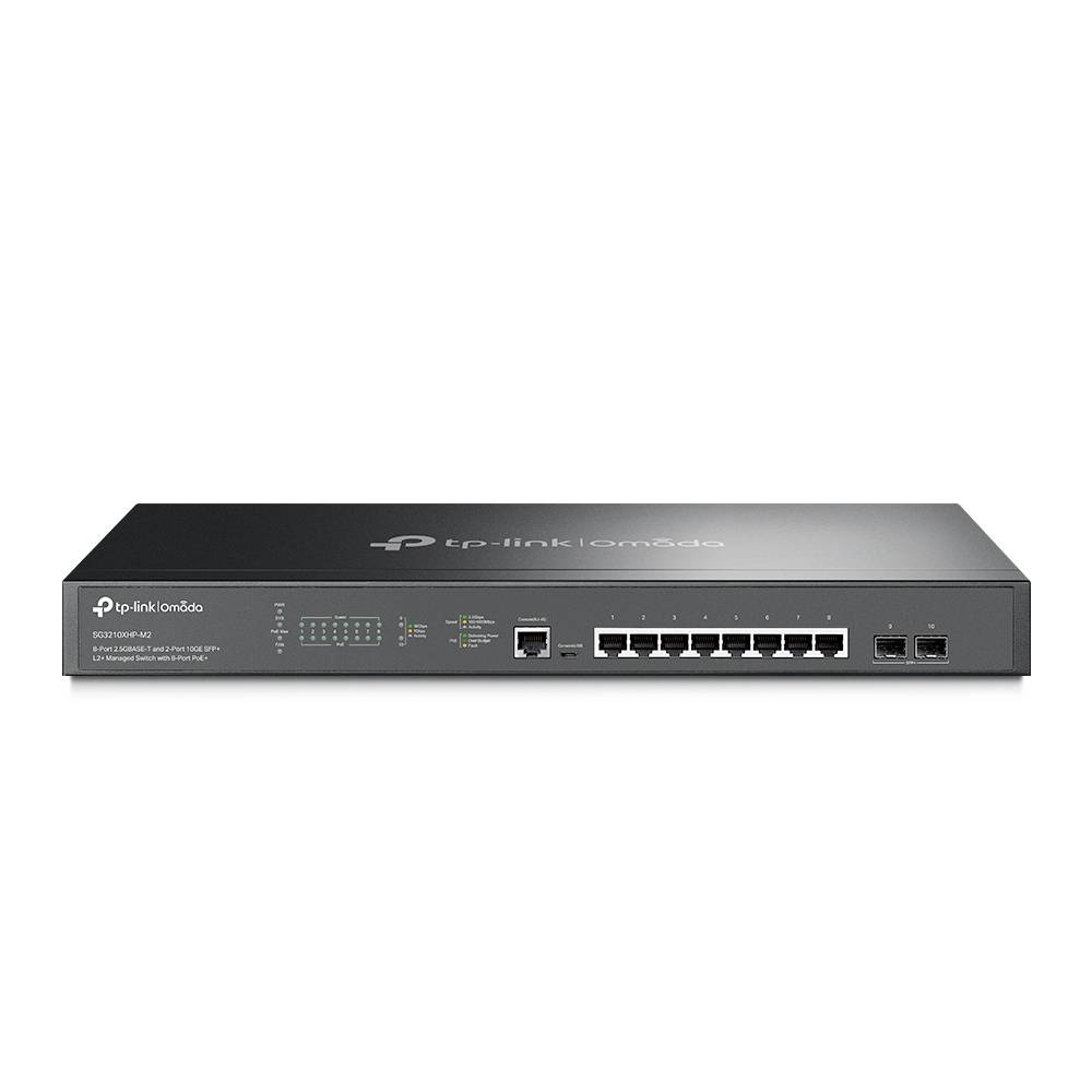 TP-LINK SG3210XHP-M2 JetStream TL-SG3210XHP-M2 V2 Managed Netwerk Switch 8 poorten 800 MBit/s PoE-functie-0