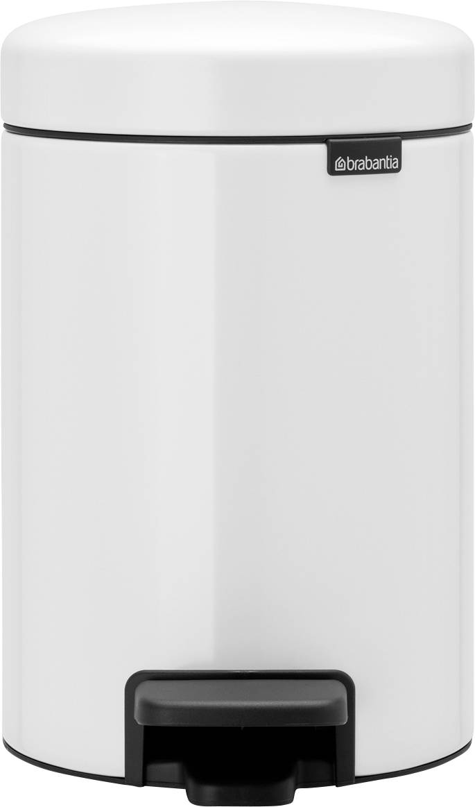 brabantia 8710755112126 8710755112126 Pedaalemmer (groot) 3 l Staal (l x b x h) 250 cm x 168 mm x 264 mm Wit 1 stuk(s)