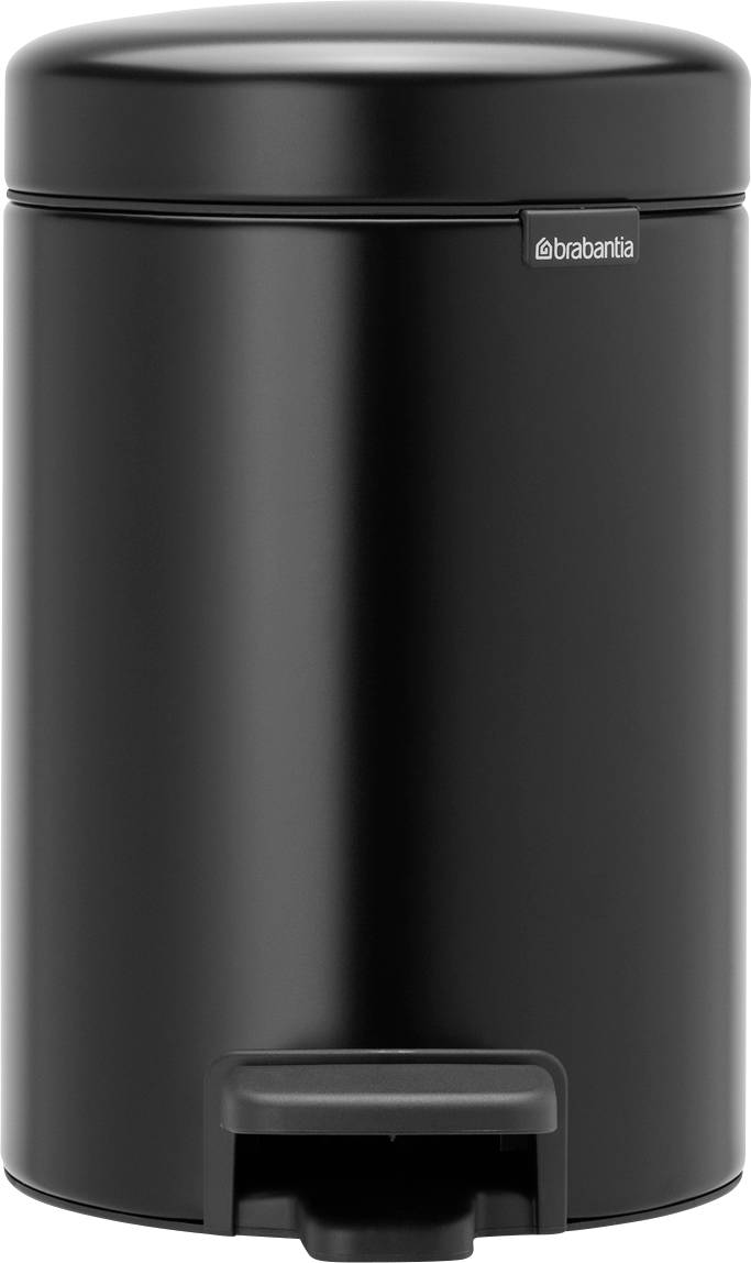 brabantia 8710755113321 8710755113321 Pedaalemmer (groot) 3 l Staal (l x b x h) 300 cm x 168 mm x 264 mm Zwart 1 stuk(s)