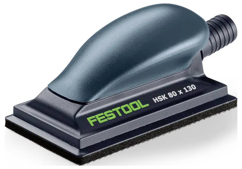 Festool HSK 80 x 130 schuurblok met handgreep en slangaansluiting