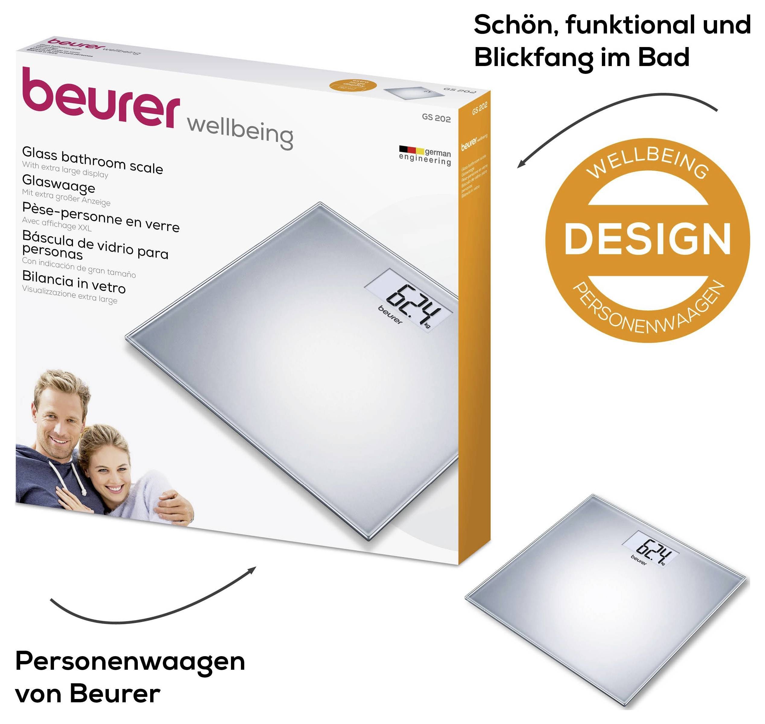 Beurer GS 202 75638 Personenweegschaal Digitaal Weegbereik (max.): 150 kg-1