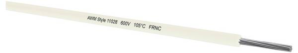 Kabeltronik 090181901 Schakeldraad UL 11028 1 x 0.96 mm² Wit 100 m