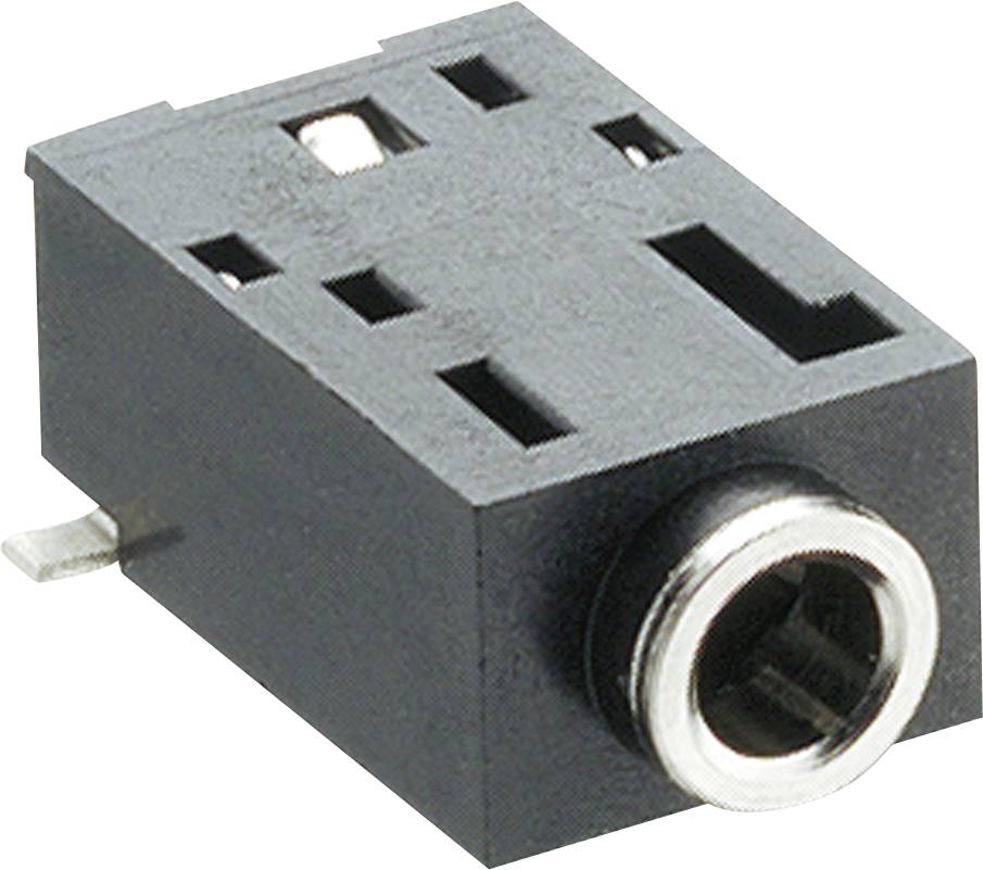 Lumberg 10444 Jackplug 2,5 mm Koppeling, inbouw Aantal polen: 3 1 stuk(s)