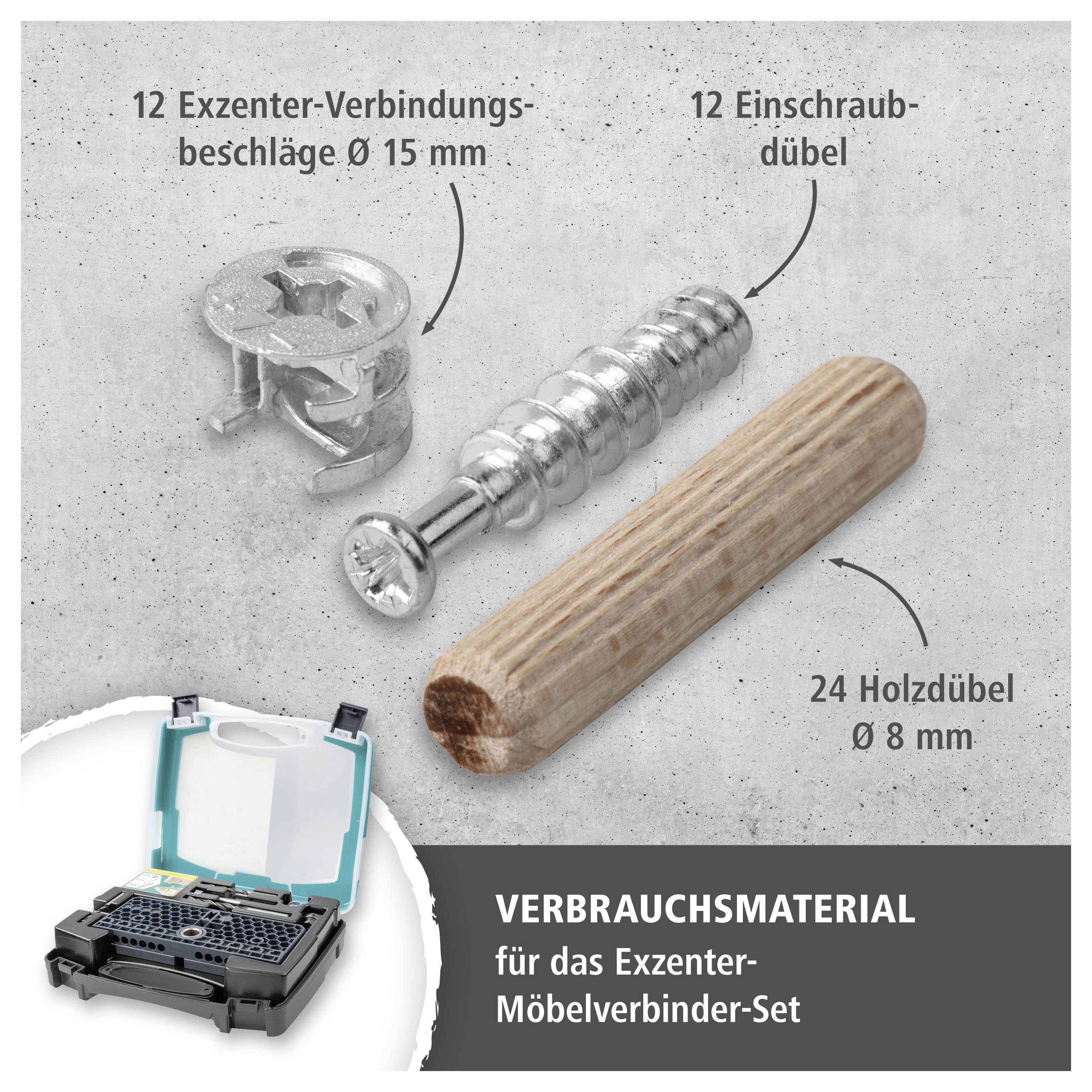 Wolfcraft 2955000 Parallelverbinder 12 mm 15 mm 1 set(s)-4