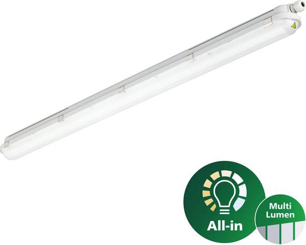 Philips WT120C G3 27_33_39_46S/840 PSU L1200 LED-lamp voor vochtige ruimte  LED  28.5 W Neutraalwit Grijs