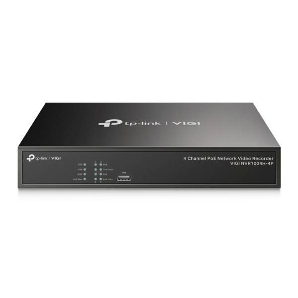 TP-LINK VIGI NVR1004H-4P VIGI NVR1004H-4P IP Netwerk-videorecorder    3840 x 2160 Pixel