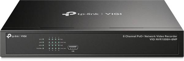 TP-LINK VIGI NVR2008H-8MP VIGI NVR1008H-8MP IP Netwerk-videorecorder LAN, Kabelgebonden   3840 x 2160 Pixel