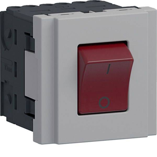 Hager G00A02LAN Beveiligde contactdoos Aluminium 1 stuk(s)