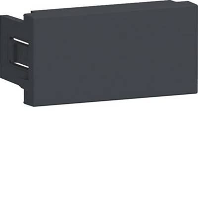 Donkergrijs rechthoekig elektronisch module met een kleine aansluitingsfl ap aan één uiteinde, geïsoleerd op een witte achtergrond.