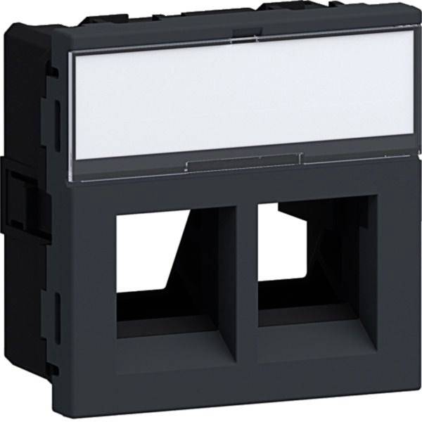 Hager G45DM0529011 Inbouwset voor apparaat Grafietzwart 1 stuk(s)