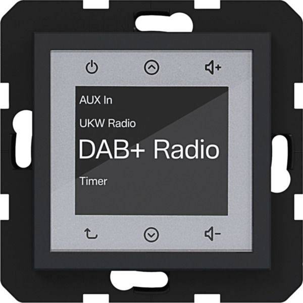 Hager WAN6011BM Nachtzwart (mat) 1 stuk(s)