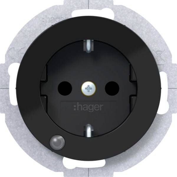 Hager WLS1463BG     Zwart (glanzend) 1 stuk(s)