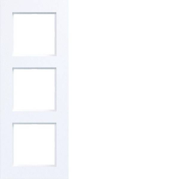 Drie lege vierkante aanduidingen gestapeld verticaal in een licht grijze zijbalk, wat suggereert een menu of miniatuurrenpaneel.