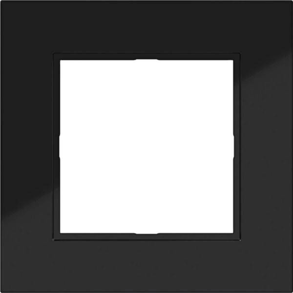 Hager WAD8120BG  Frame   Nachtzwart (glanzend) 1 stuk(s)