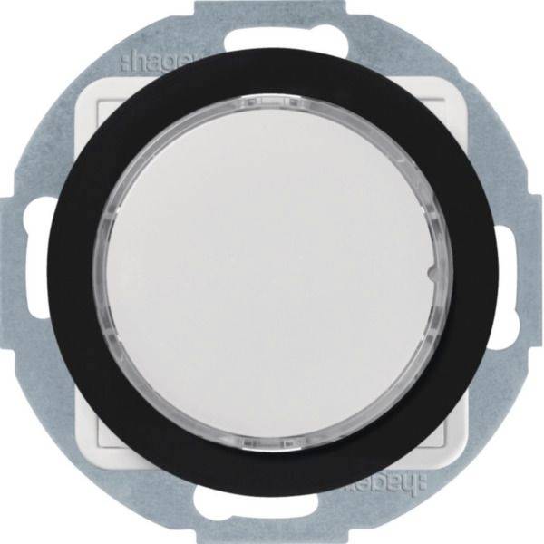 Hager WLF6651BG LED-signaallamp Zwart (glanzend) 1 stuk(s)