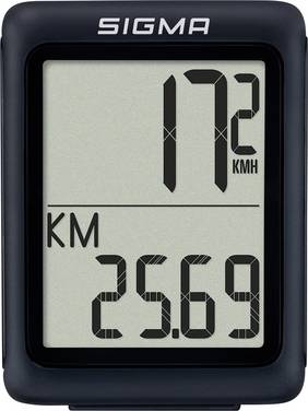 Sigma BC 5.0 WR Fietscomputer Via kabel Met wielsensor