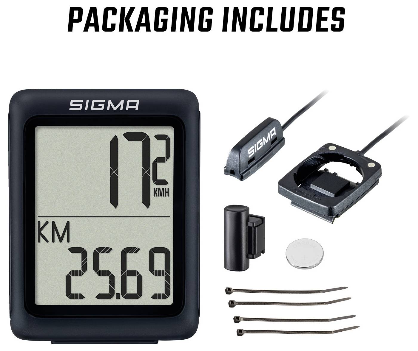 Sigma BC 5.0 WR Fietscomputer Via kabel Met wielsensor-6