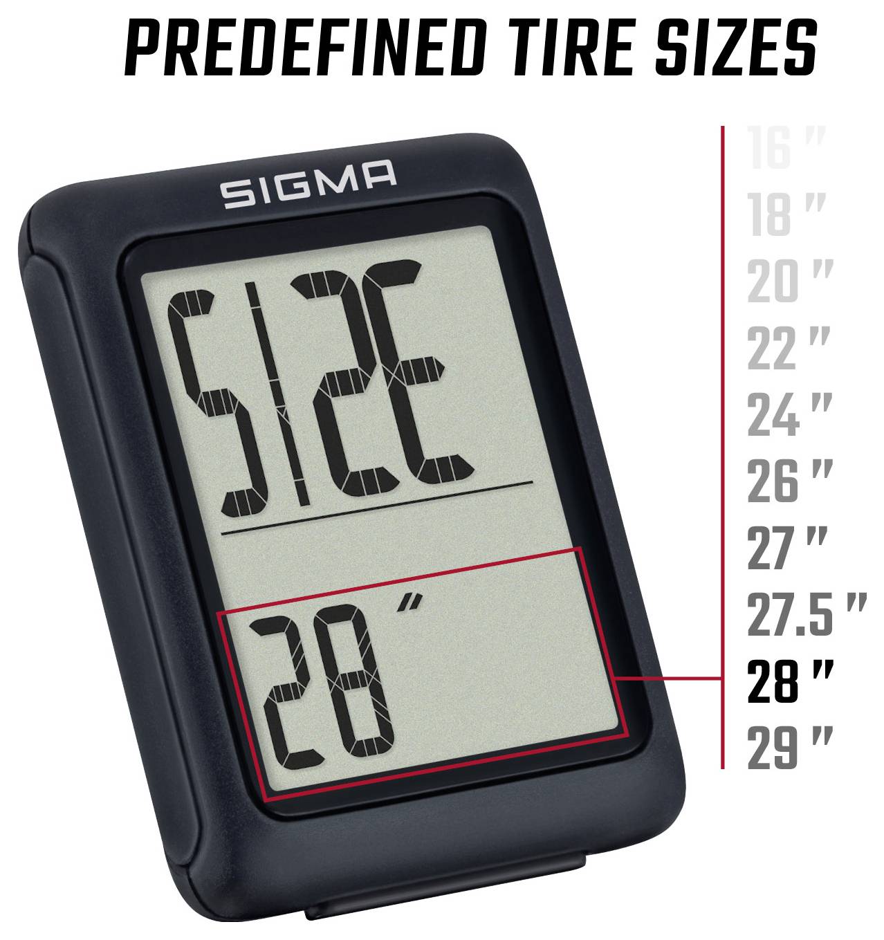 Sigma BC 5.0 WL ATS Draadloze fietscomputer Gecodeerd Met wielsensor-9