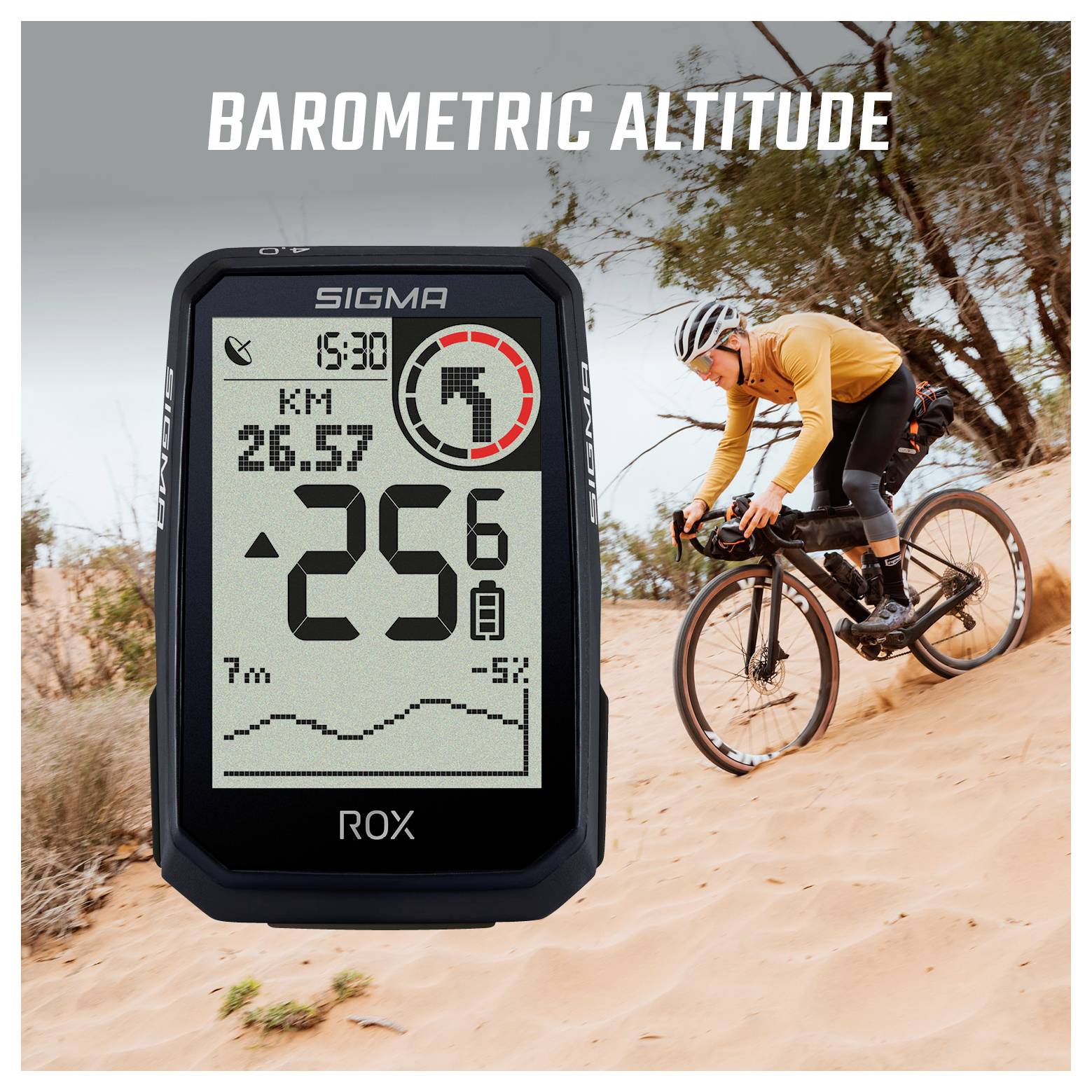 Sigma ROX 4.0 (Black) Endurance Draadloze fietscomputer Bluetooth Met grafisch display-4