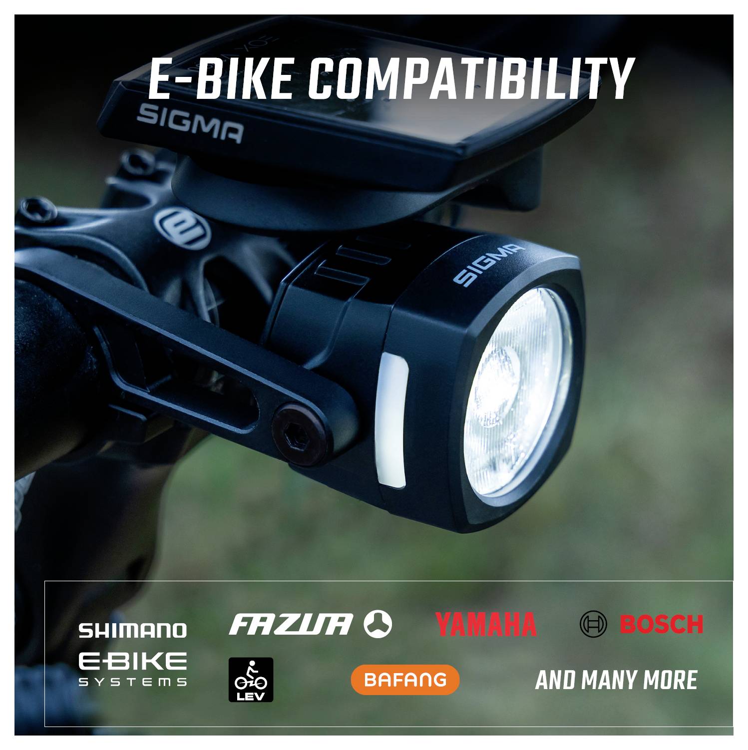 Sigma EOX FL 150 w/Mount & Extension Cable Koplamp LED werkt op boordnet-9